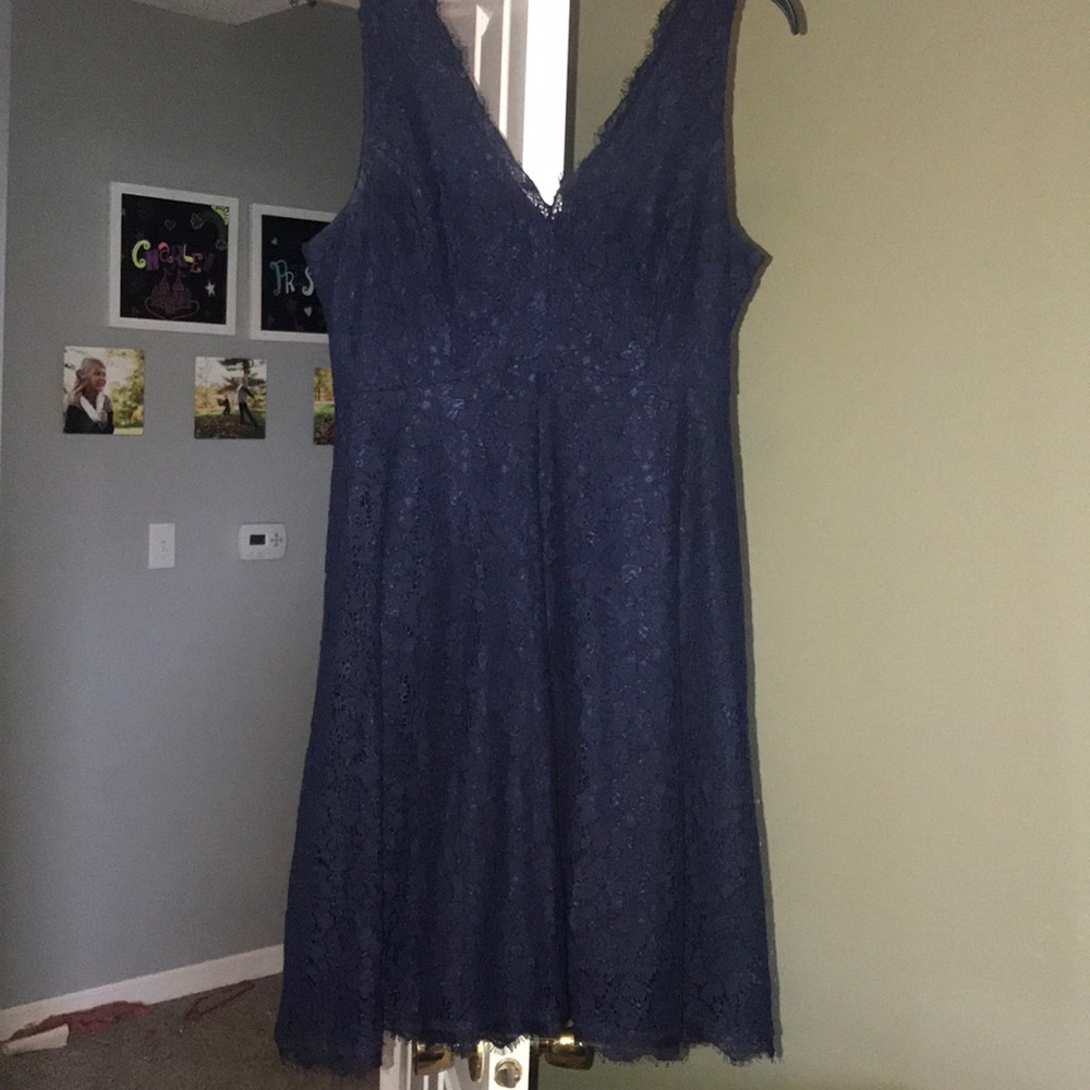 Navy Blue lace dress